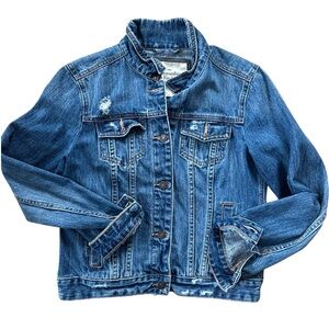 Abercrombie denim jacket size medium